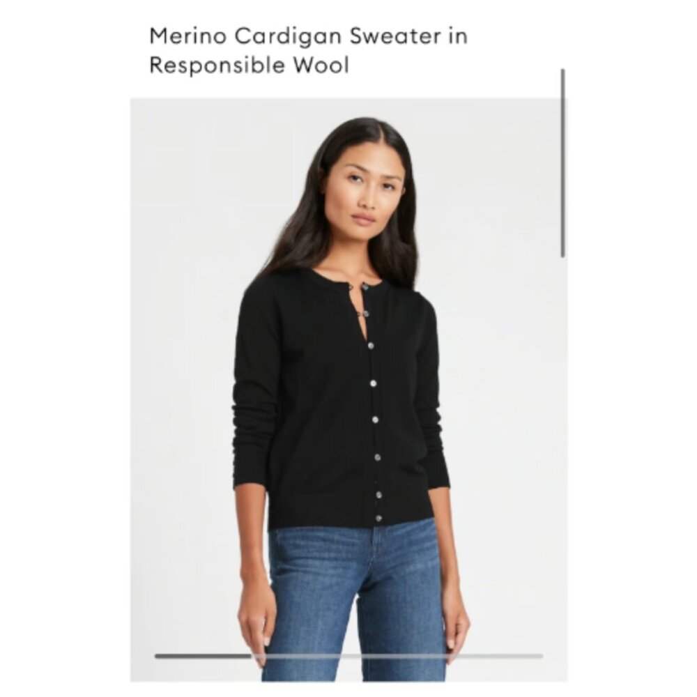 Banana Republic Merino Wool Cardigan Sweater